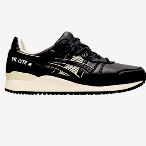 ASICS® Gel-Lyte III Premium black men’s 10.5 shoe athletic casual like new